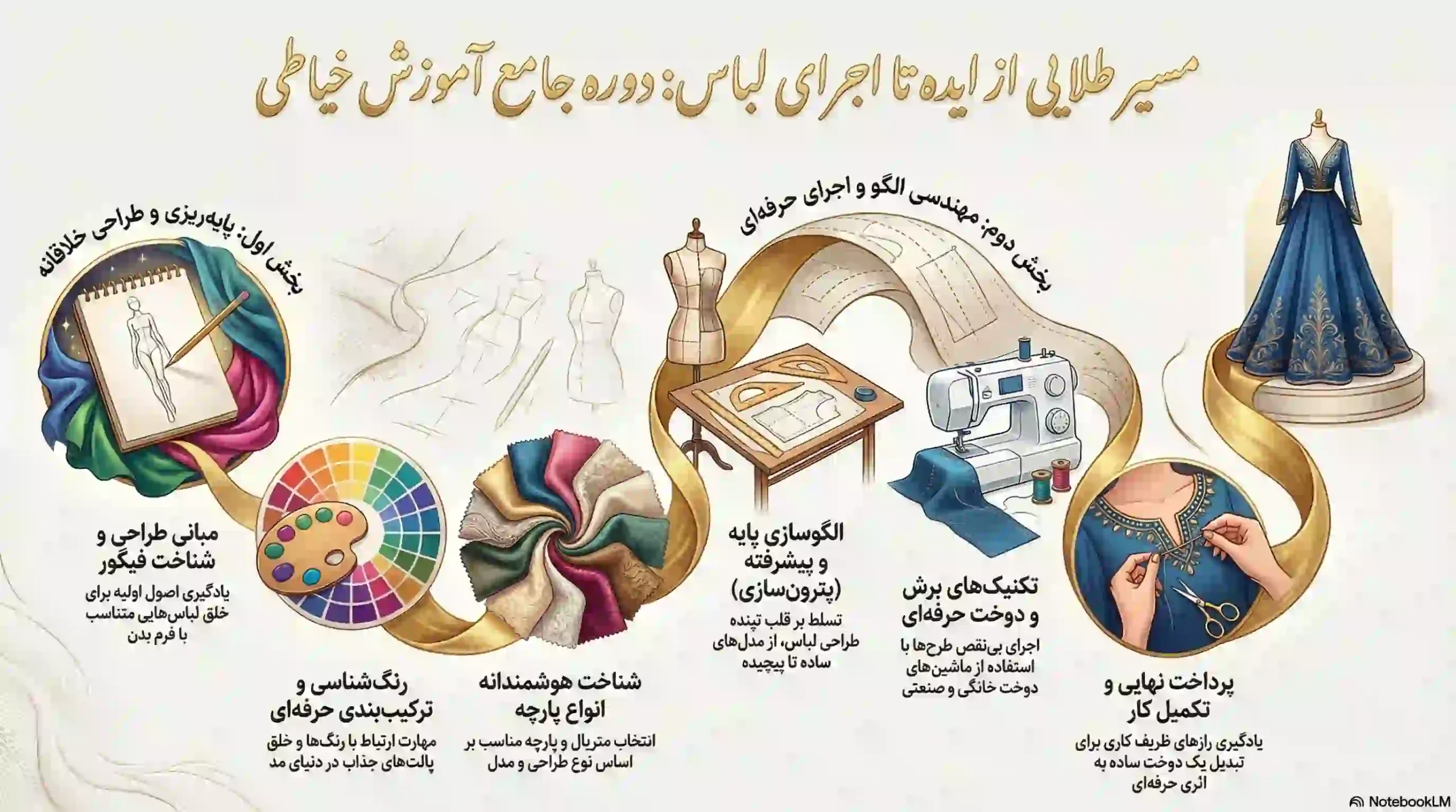 دوره آموزش رایگان دوخت (آنلاین)