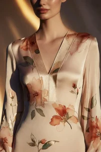 شومیز با پارچه طرح دار