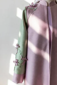 مانتو گل دوزی شده مجلسی