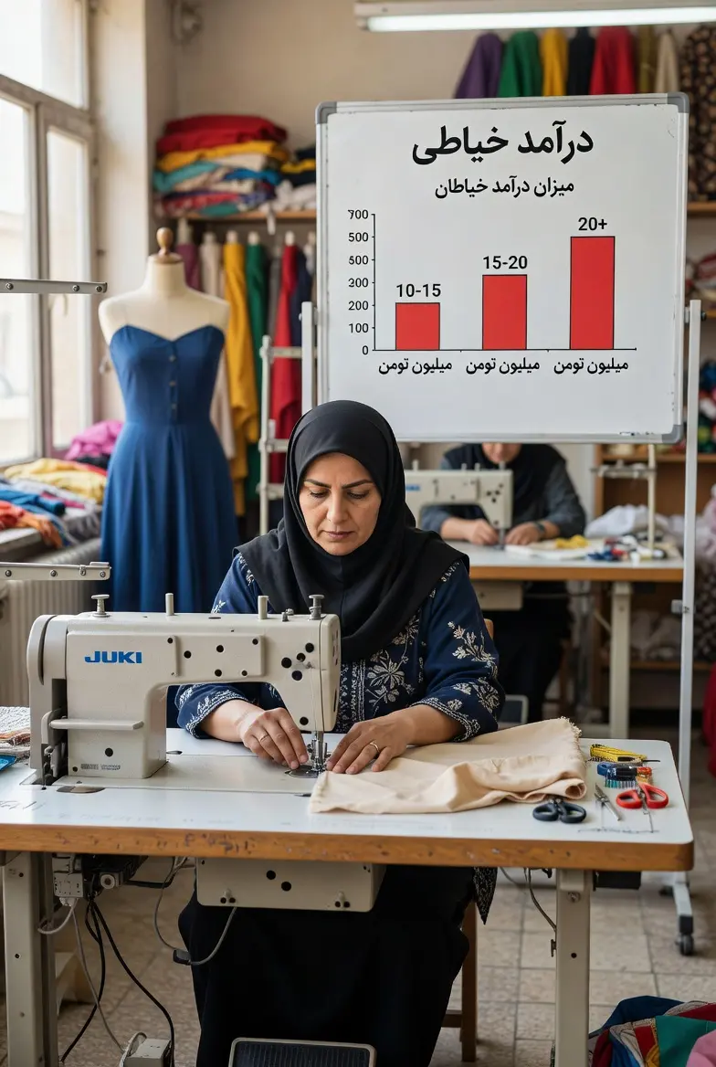 درآمد خیاطی چقدر است