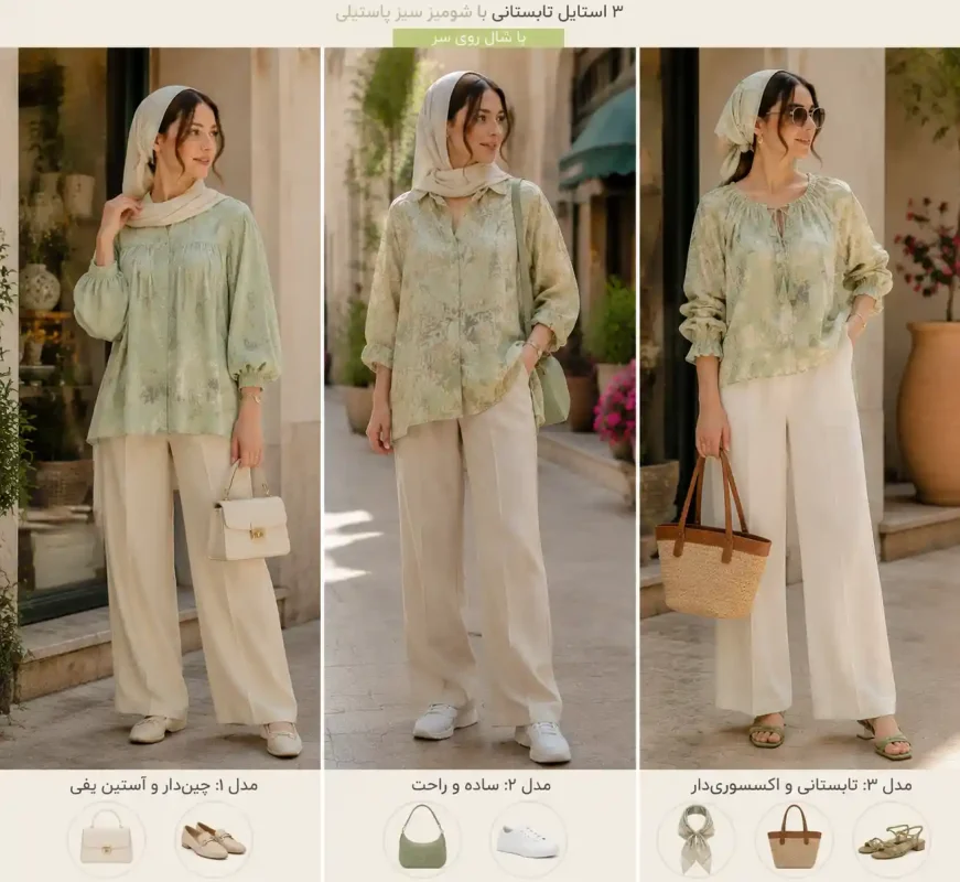 استایل کژوال تابستانه